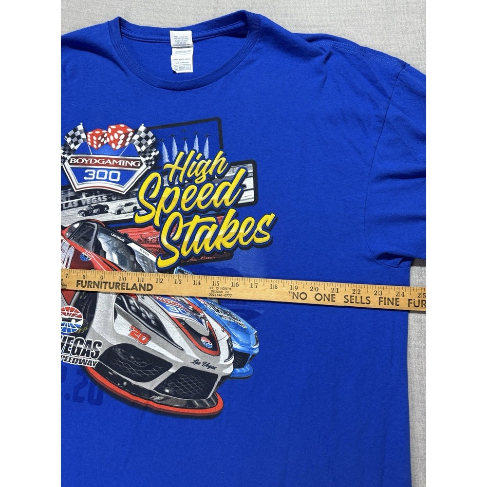 NASCAR Boyd Gaming‎ 300 Las Vegas Motor Speedway T-Shirt Men's Racing Tee 2xl - Picture 7 of 10